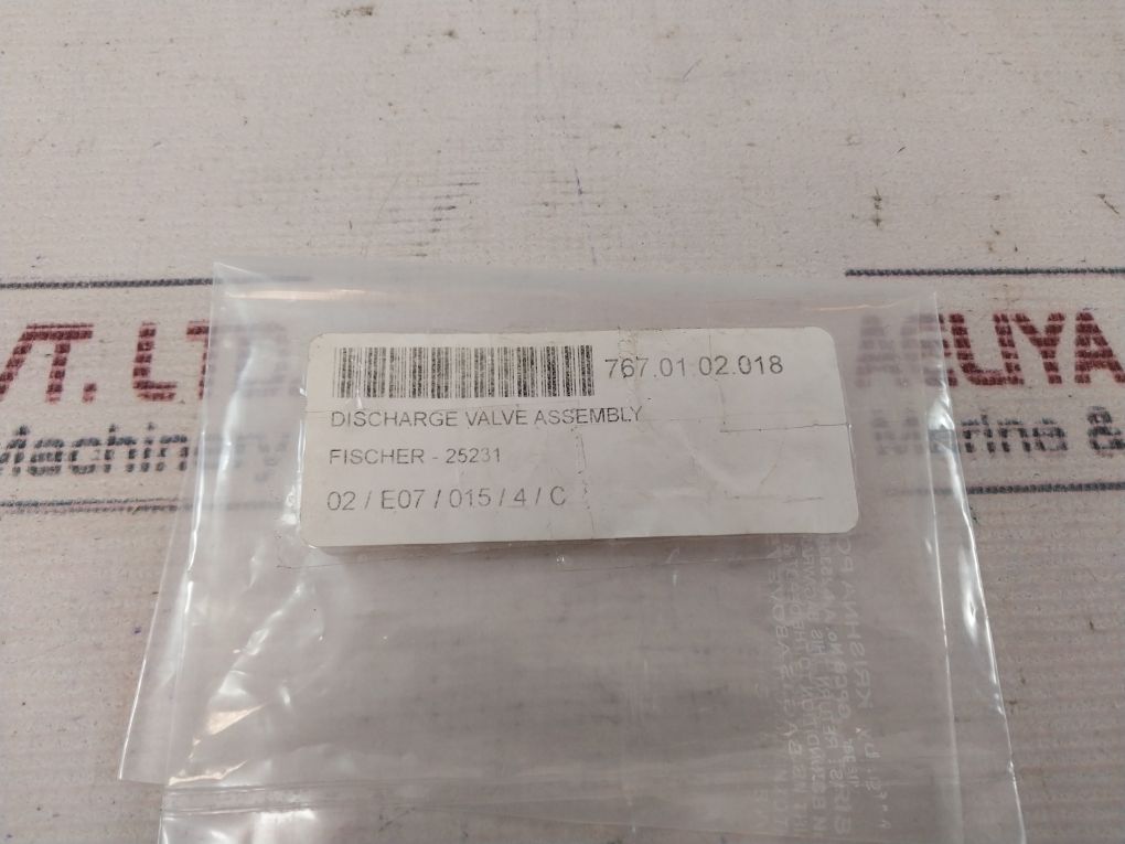 Fischer 25231 Discharge Valve Assembly