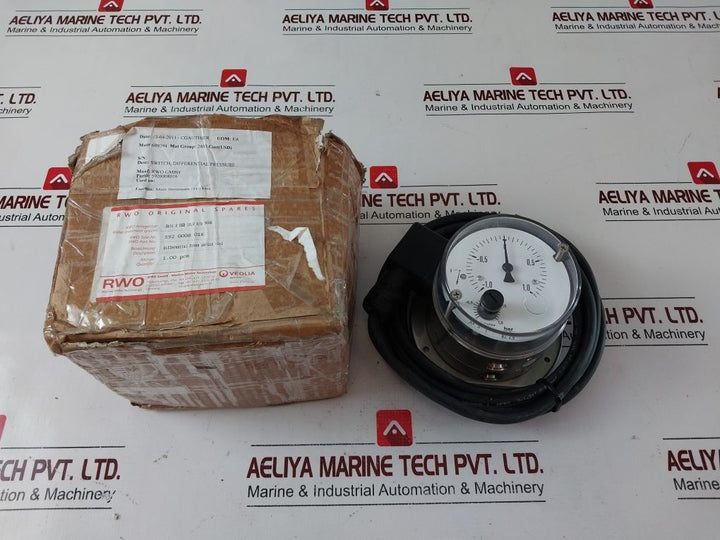 Fischer Ds1199Nw01Az Differential Pressure Switch
