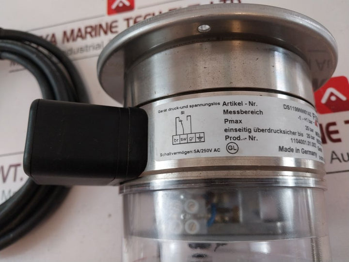 Fischer Ds1199Nw01Az Differential Pressure Switch