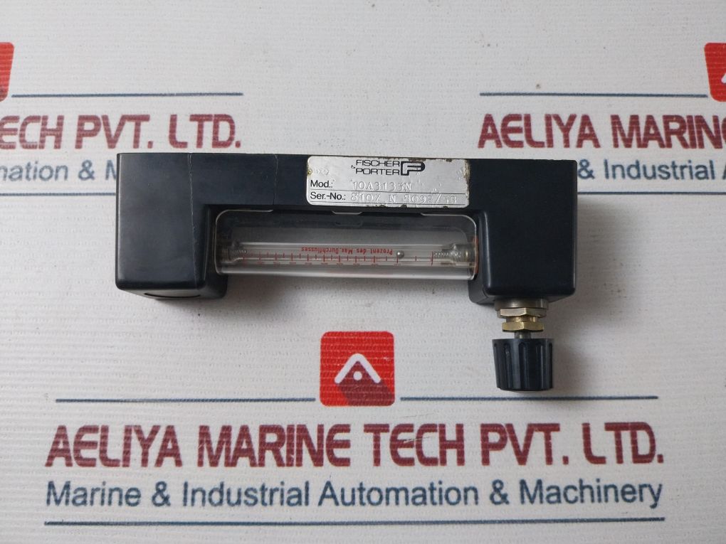 Fischer Porter 10A3135N Variable Area Flow Meter Fp-1/8-08-p-3/37