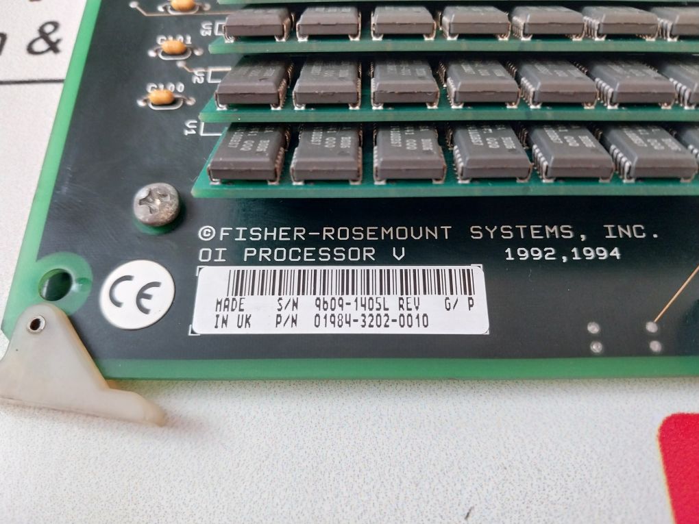 Fisher-rosemount 01984-3202-0010 Rev: G/P Input/Output Processor Module