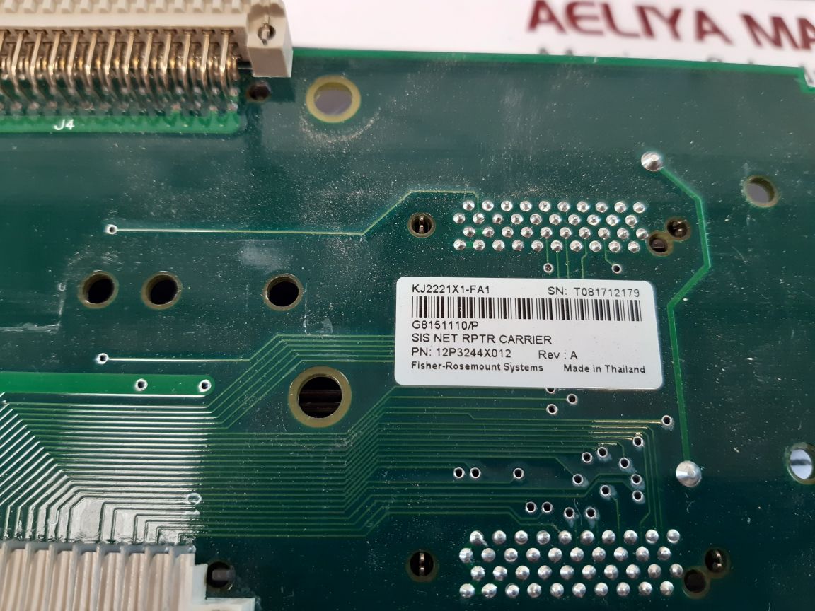 Fisher-rosemount Kj2221X1-fa1 Repeater Sisnet Carrier
