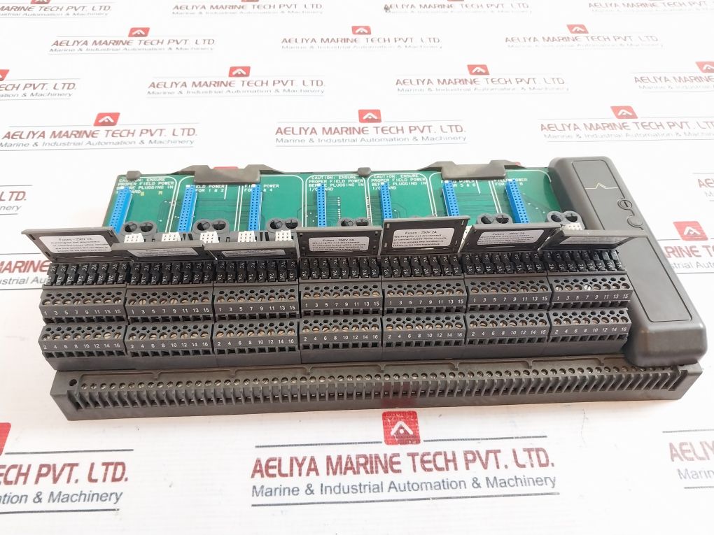 Fisher-rosemount Kj4001X1-be1 8-wide Car W/Shield Field Circuit Power 12P0818X07