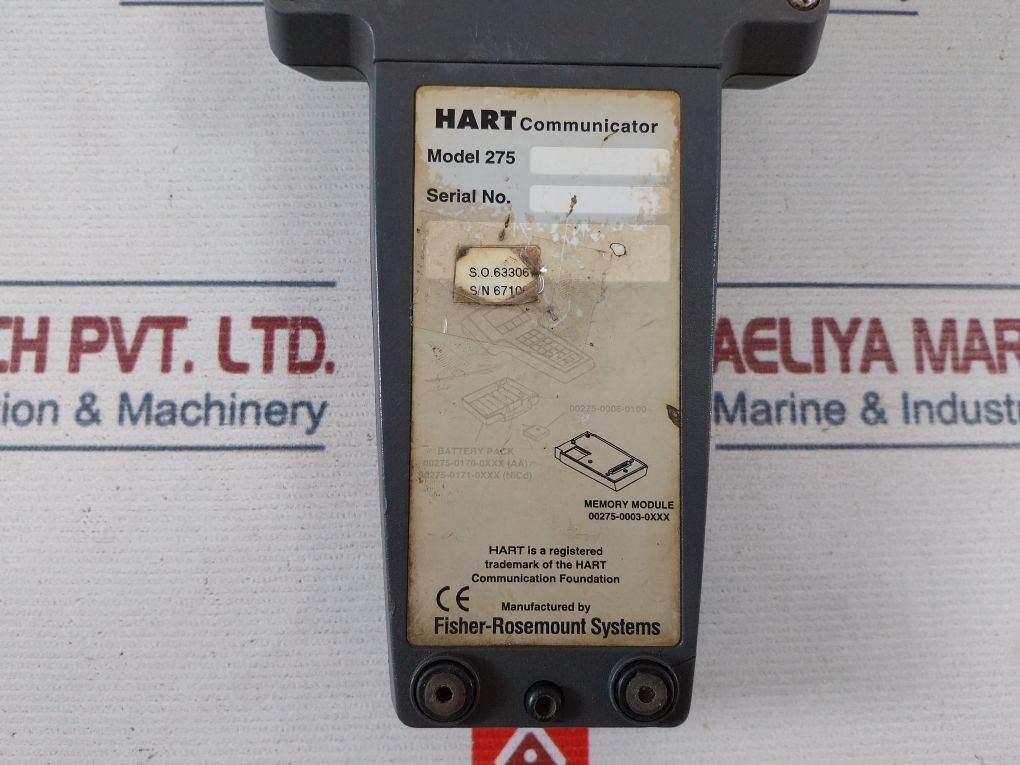 Fisher-rosemount Model 275 Hart Field Communication Protocol