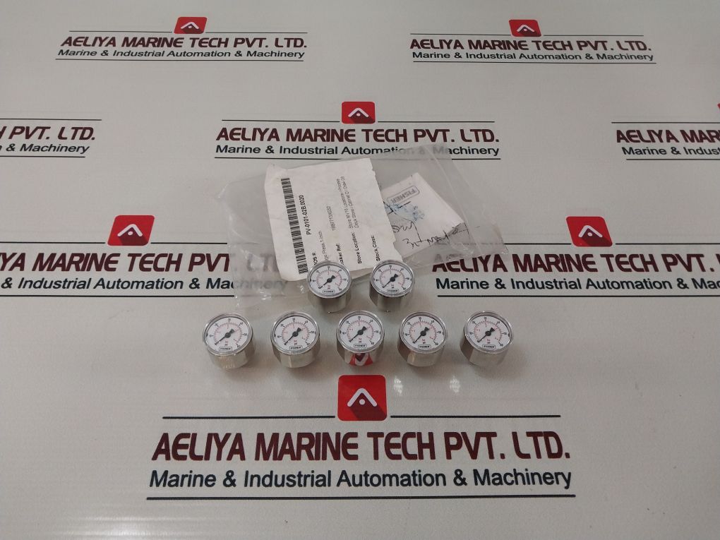 Fisher 18B7713X032 Pressure Gauge 0-4 Bar 1-inch