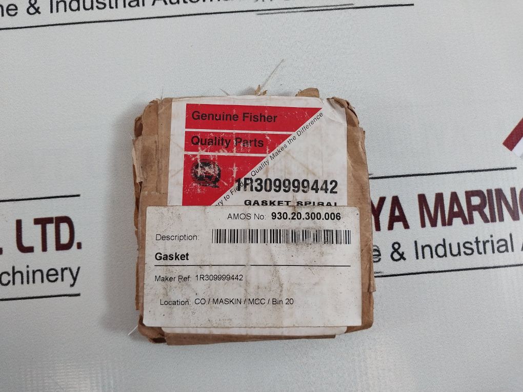 Lot Of 3X Fisher 1R3099999442 Gasket Spiral