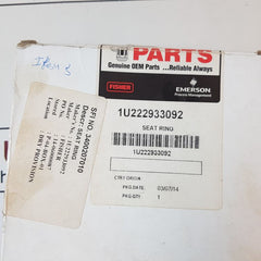 Fisher 1U222933092 Seat Ring