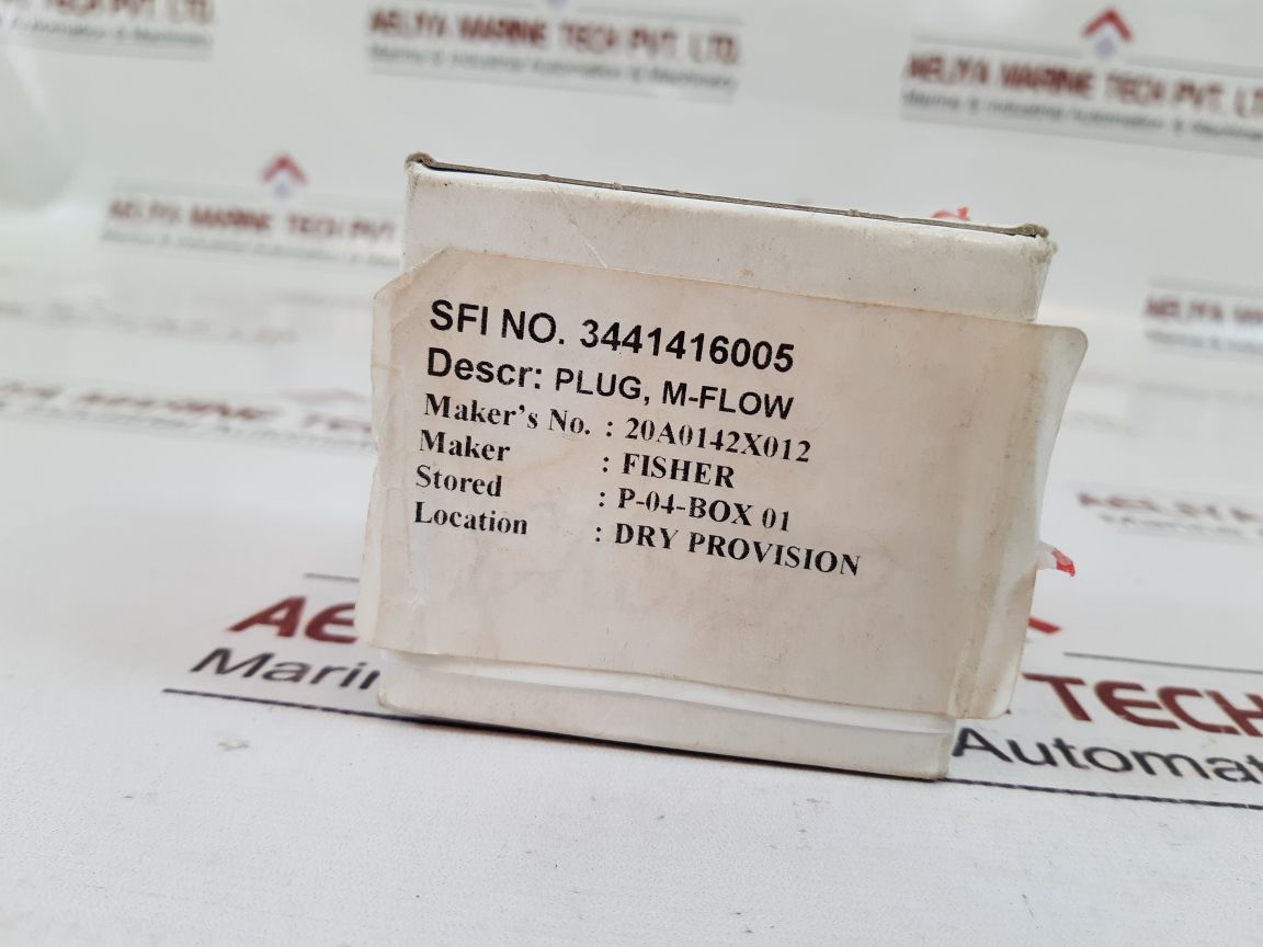 Fisher 20A0142X012 Plug
