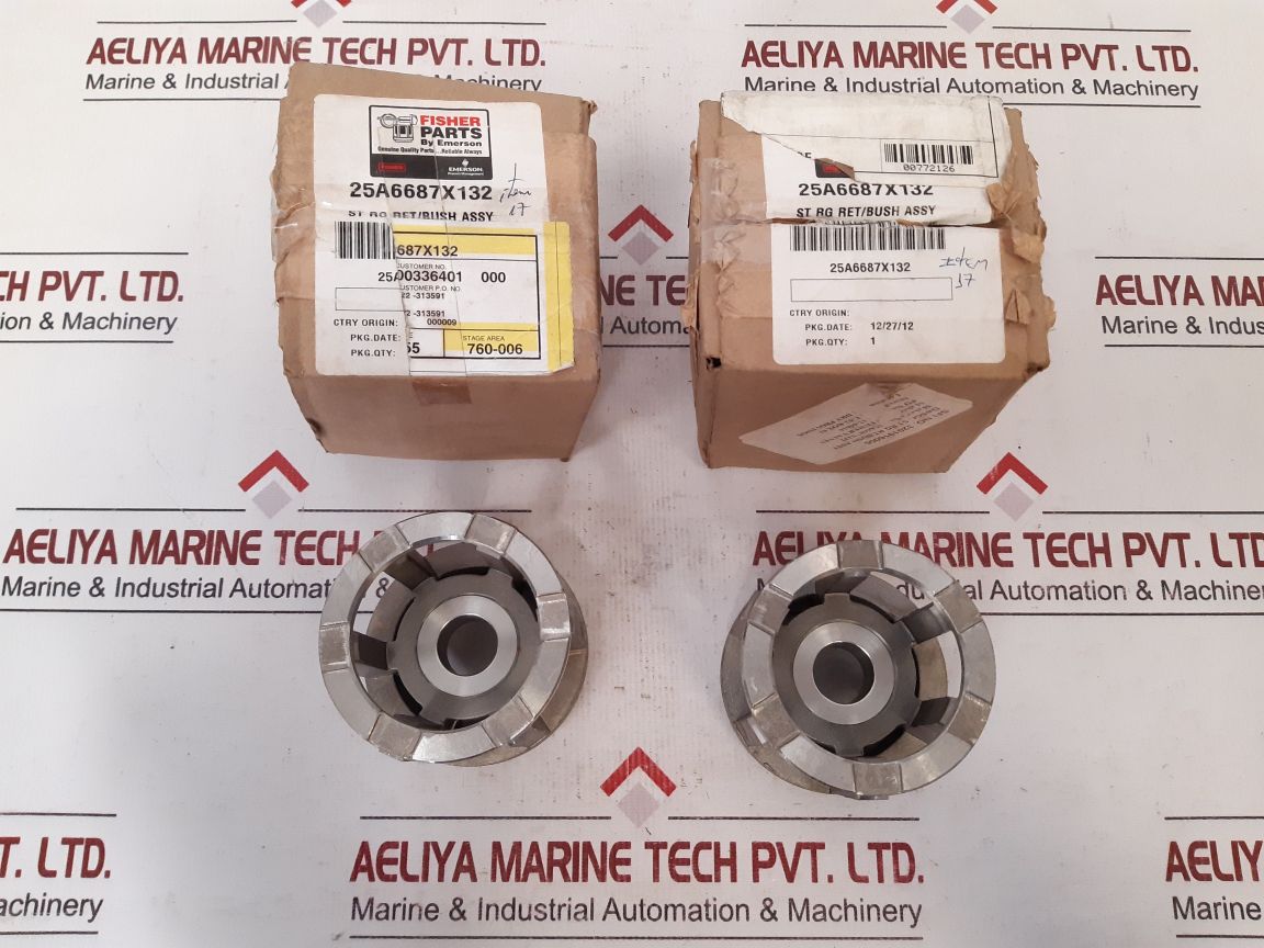 Fisher Emerson 25A6687X132 Seat Ring Retainer
