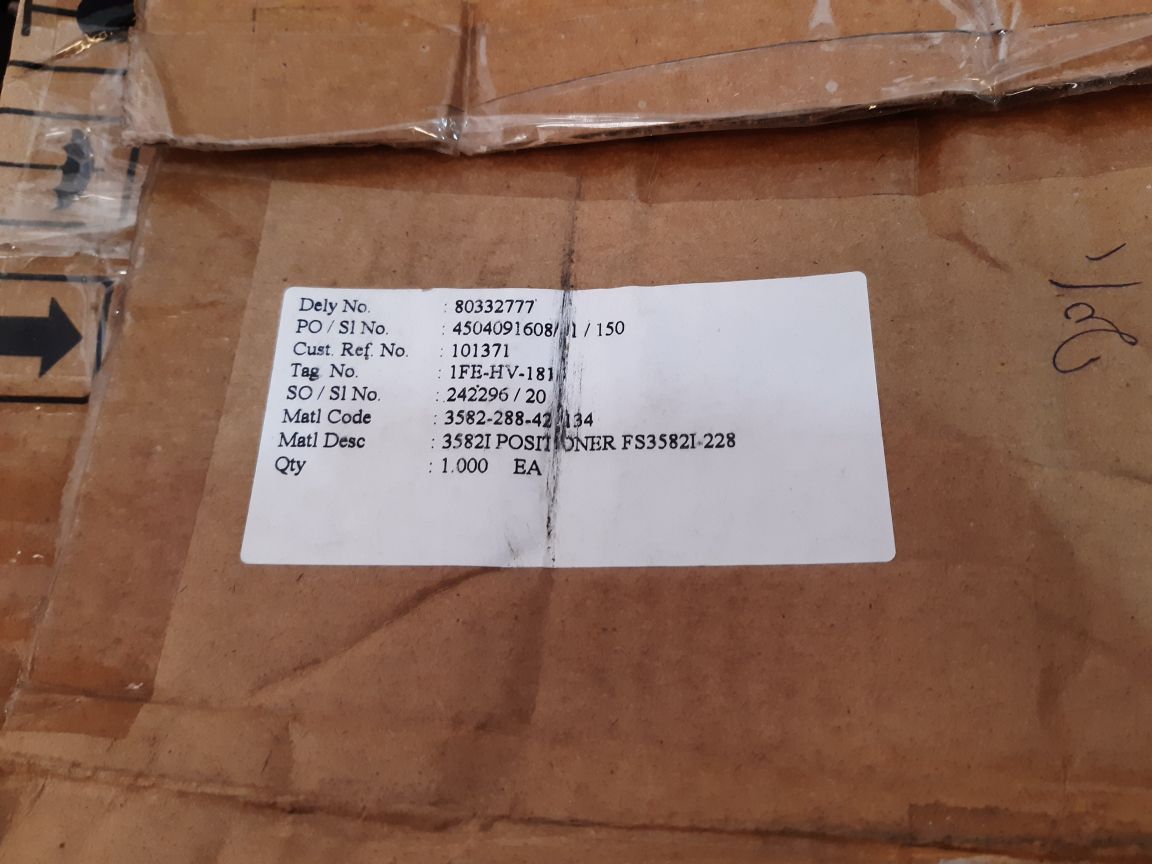 Fisher 582I Electro-pneumatic Valve Positioner