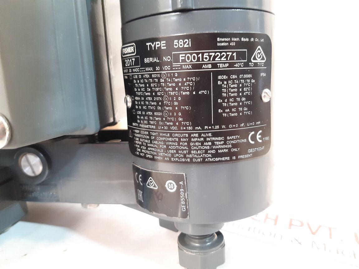 Fisher 582I Electro-pneumatic Valve Positioner