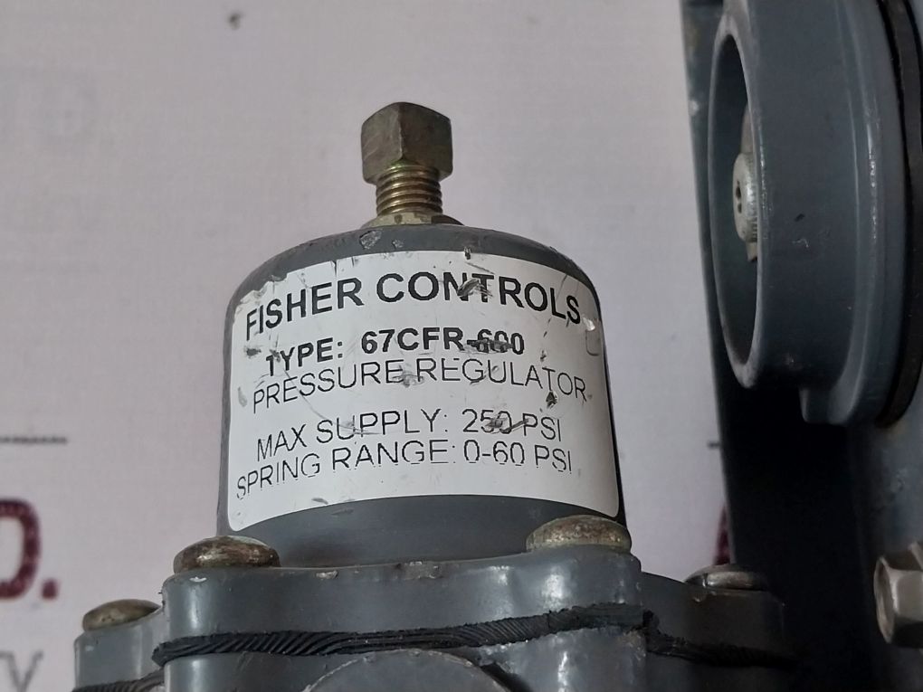 Fisher Control 67Cfr-600 Pressure Regulator 250 Psi
