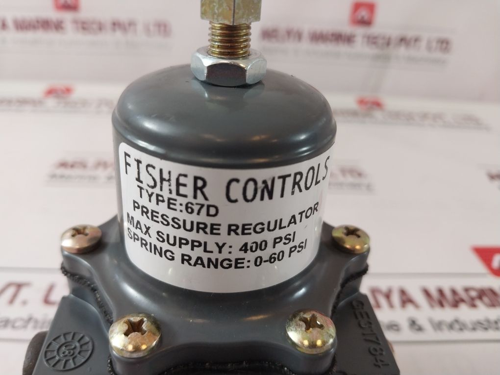 Fisher Controls 67D Pressure Regulator 0-60 Psi