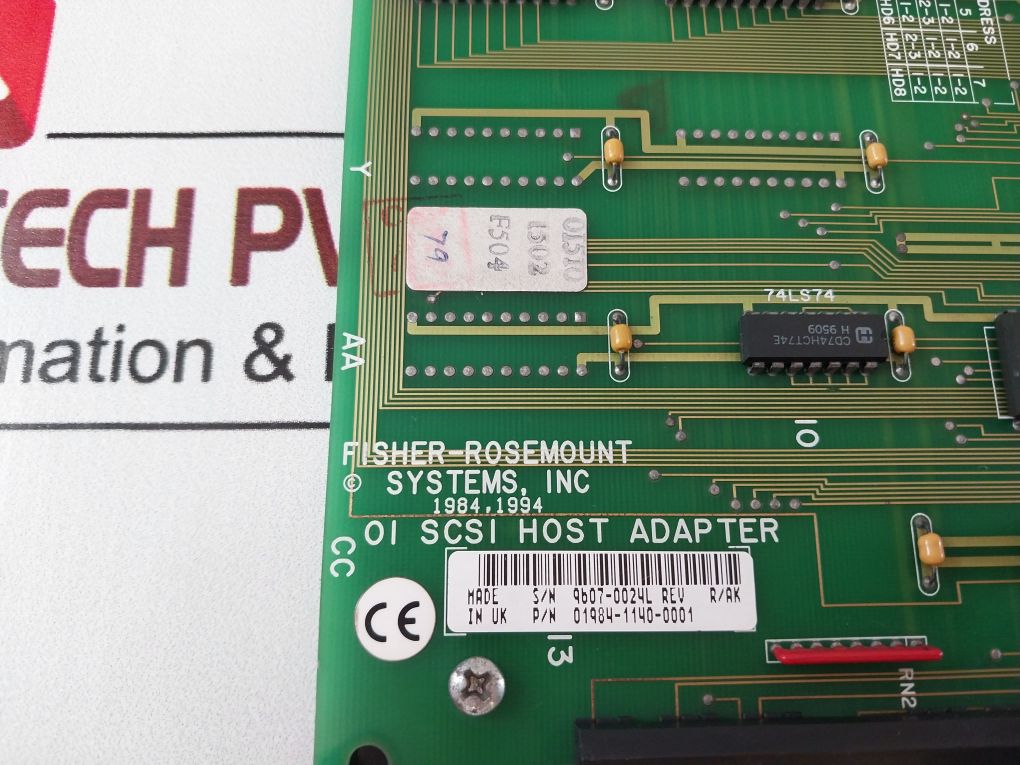 Fisher Rosemount 01984-1140-0001 Oi Scsi Host Adapter Board