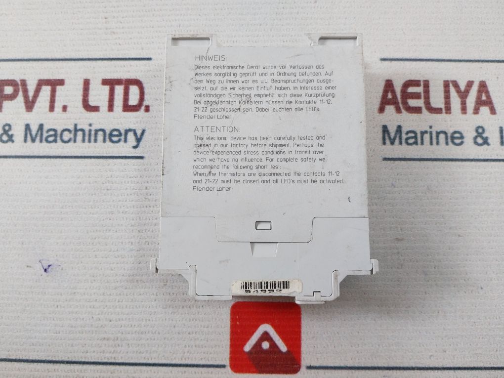 Flender Loher Ck145 Thermal Motor Protection Relay