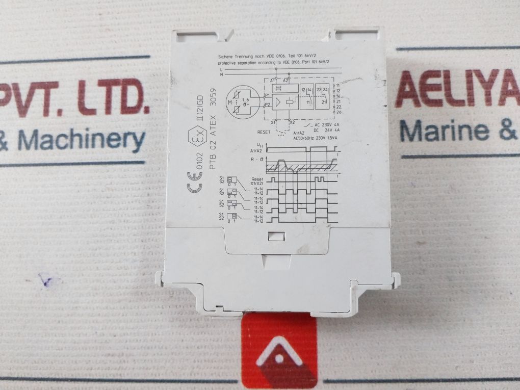 Flender Loher Ck145 Thermal Motor Protection Relay