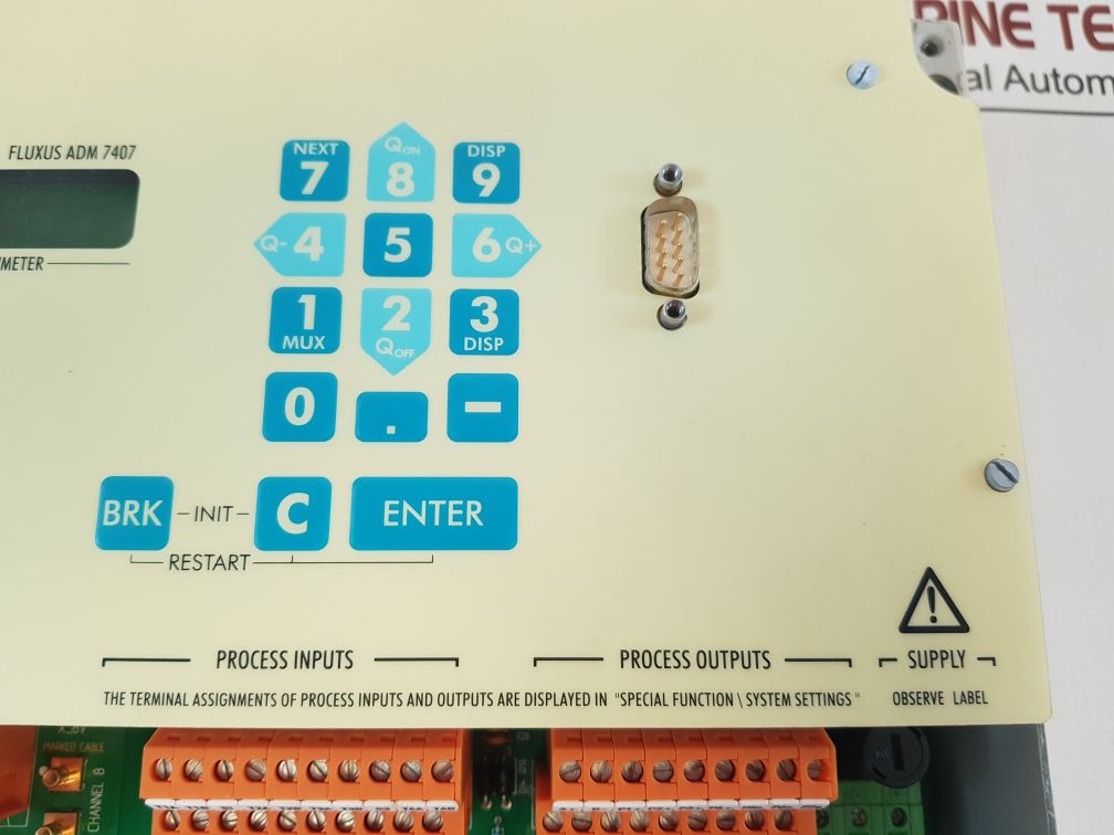 Flexim Fluxus Adm 7407 Ultrasonic Flowmeter
