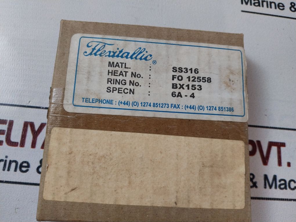 Flexitallic Api 6A-0348 Gasket Ring Bx 153, Ss 244149