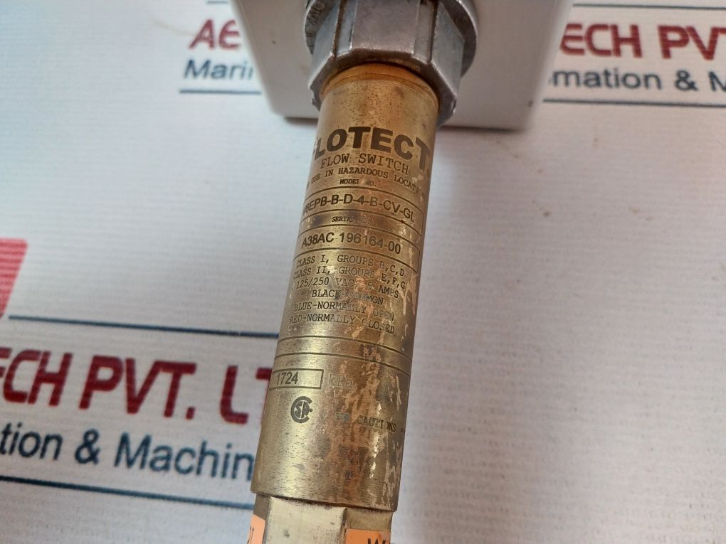 Flotect V6Epb-b-d-4-b-cv-gl Flotect Flow Switch 103000A03F060