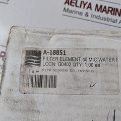 Flow A-18851 Water Filter Element
