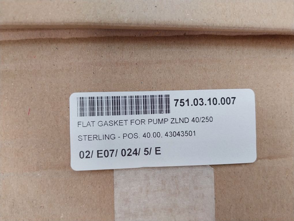 Flowserve 43043501 Flat Gasket Set For Pump Zlnd 40/250 Ewp 210