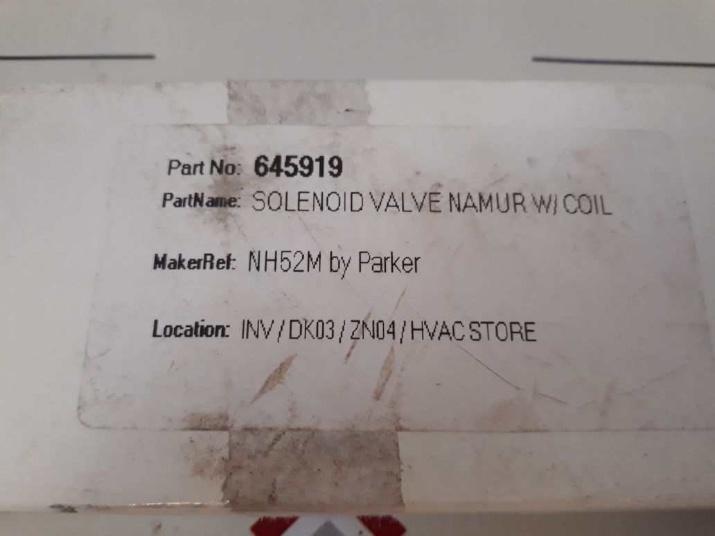 Flowserve Nh52M Solenoid Valve Namur