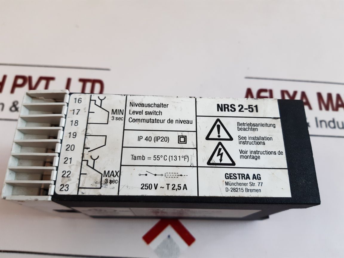 Flowserve Nrs 2-51 Level Switch Gestra

