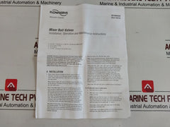 Flowserve Wcaim2030 Miser Ball Valve Kit