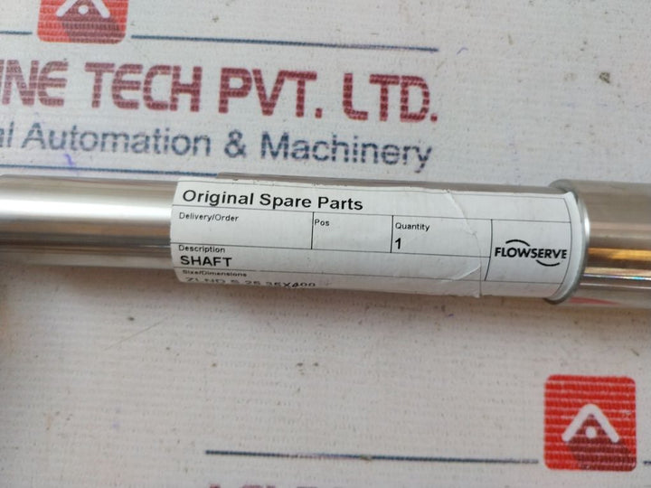 Flowserve Zlnd S.25 35X400 Stainless Steel Pump Shaft 1.4021-en 10088-1