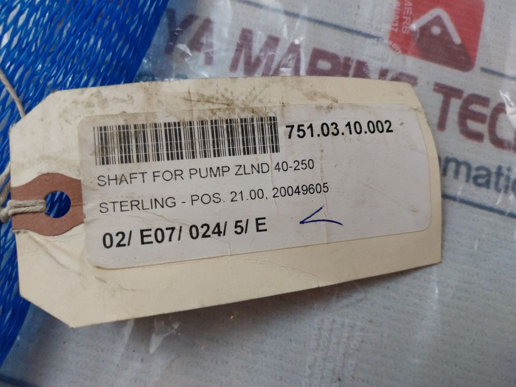 Flowserve Zlnd S.25 35X400 Stainless Steel Pump Shaft 1.4021-en 10088-1