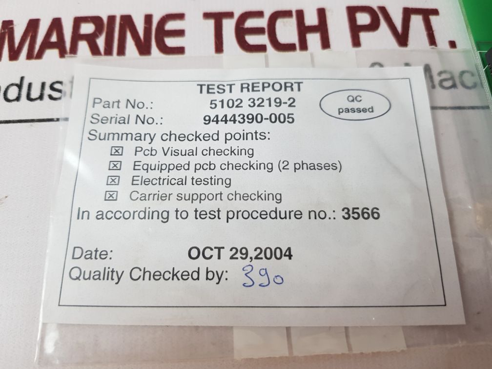 Fluenta 54 00032 Circuit Board Rx-board