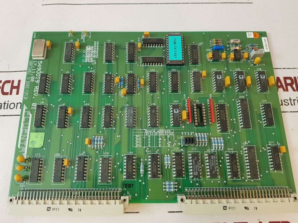 Fluenta Fgm130 Rev.01 Addressable Tx Board 5490019