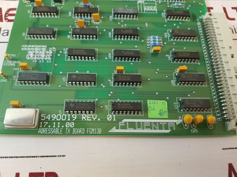 Fluenta Fgm130 Rev.01 Addressable Tx Board 5490019