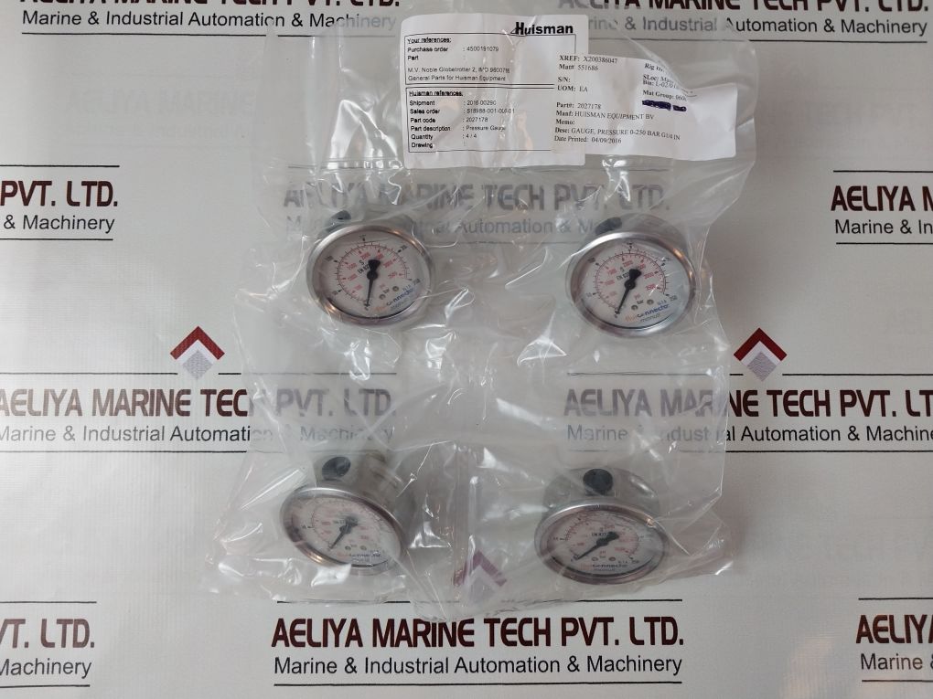 Fluiconnecto 0-250 Bar