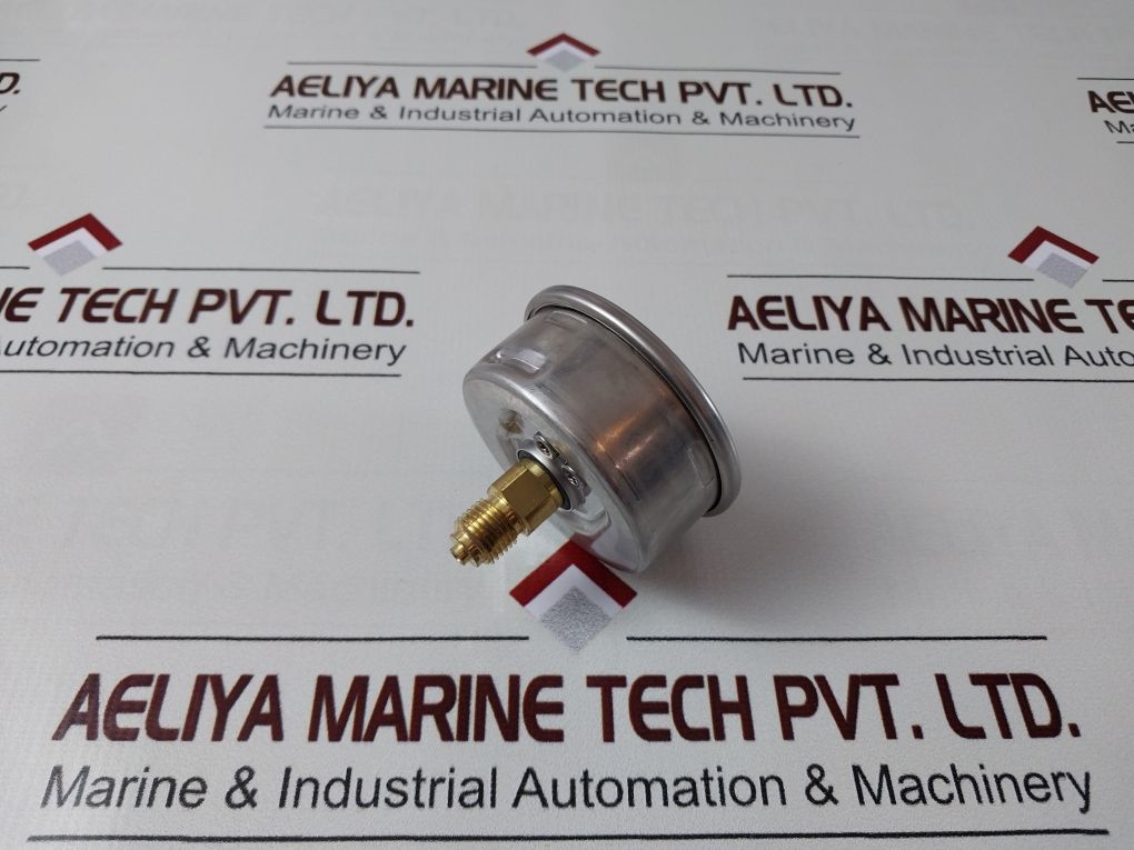 Fluiconnecto En 837 Kl. 1.6 Pressure Gauge 0-250 Bar & 0-3500 Psi