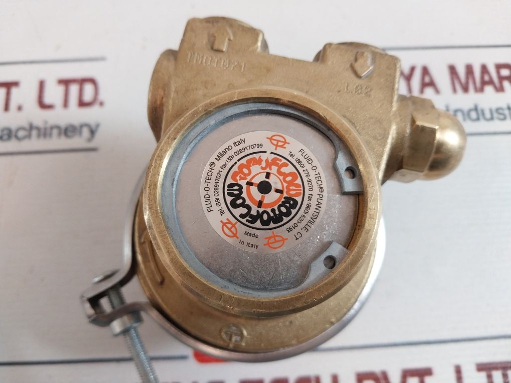 Fluid-o-tech Tmot071 Brass Rotary Vane Pump