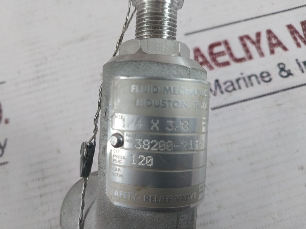 Fluid Mechanics 38200-2110 Safety-relief Valve