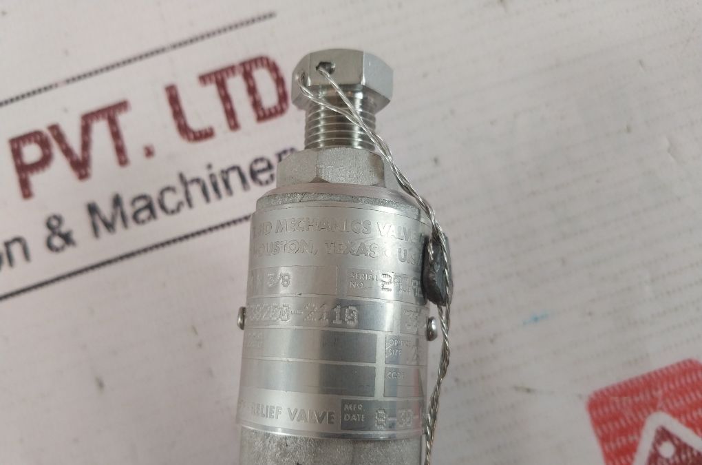 Fluid Mechanics 38200-2110 Safety-relief Valve