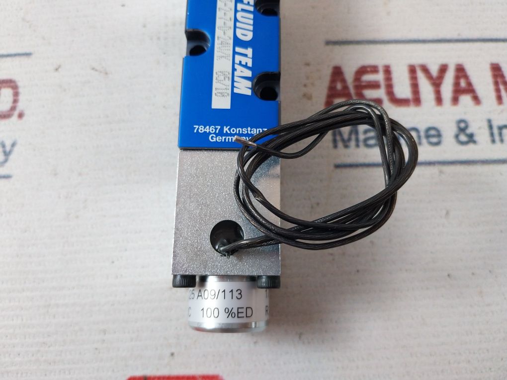 Fluid Team Pvd3-2-7-d-24V/K Solenoid Valve 24 Vdc
