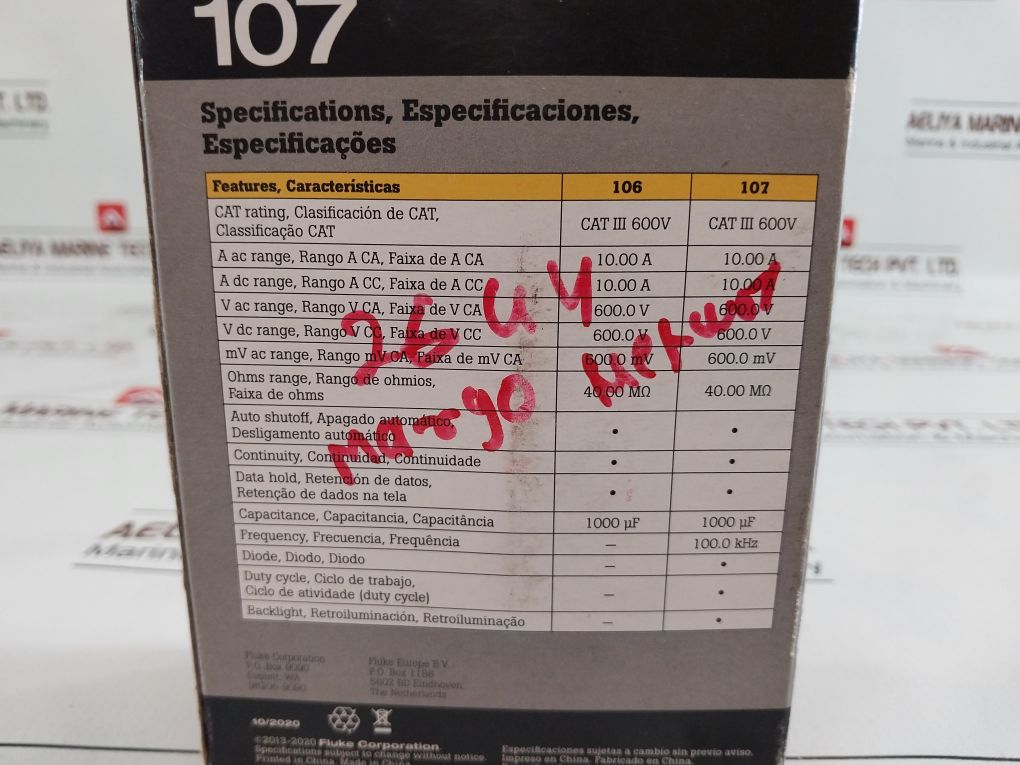 Fluke Fluke-106 Esp Digital Multimeter