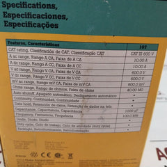 Fluke 107 Digital Multimeter