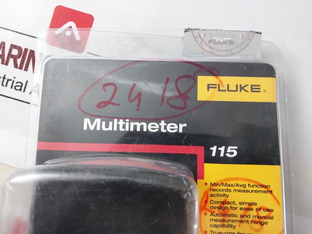 Fluke 115 True Rms Multimeter 600V With Cables