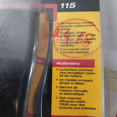 Fluke 115 True Rms Multimeter 600V With Cables