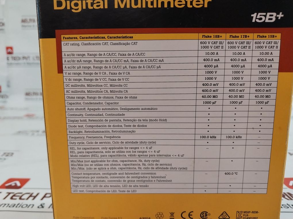 Fluke 15B+ Digital Multimeter