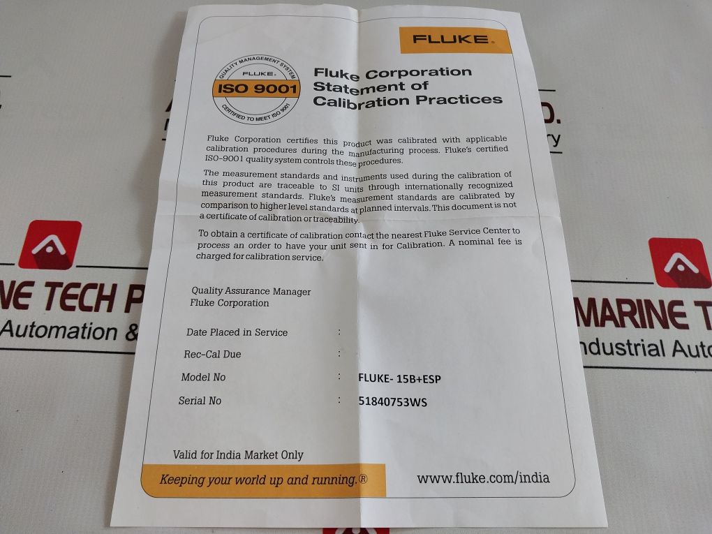 Fluke 15B+ Digital Multimeter