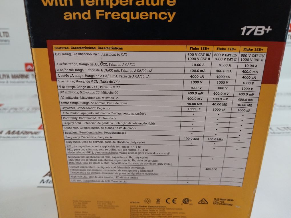 Fluke 17B+ Digital Multimeter