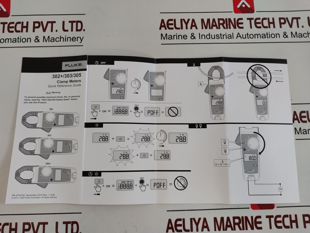 Fluke 302+ Digital Clamp Meter