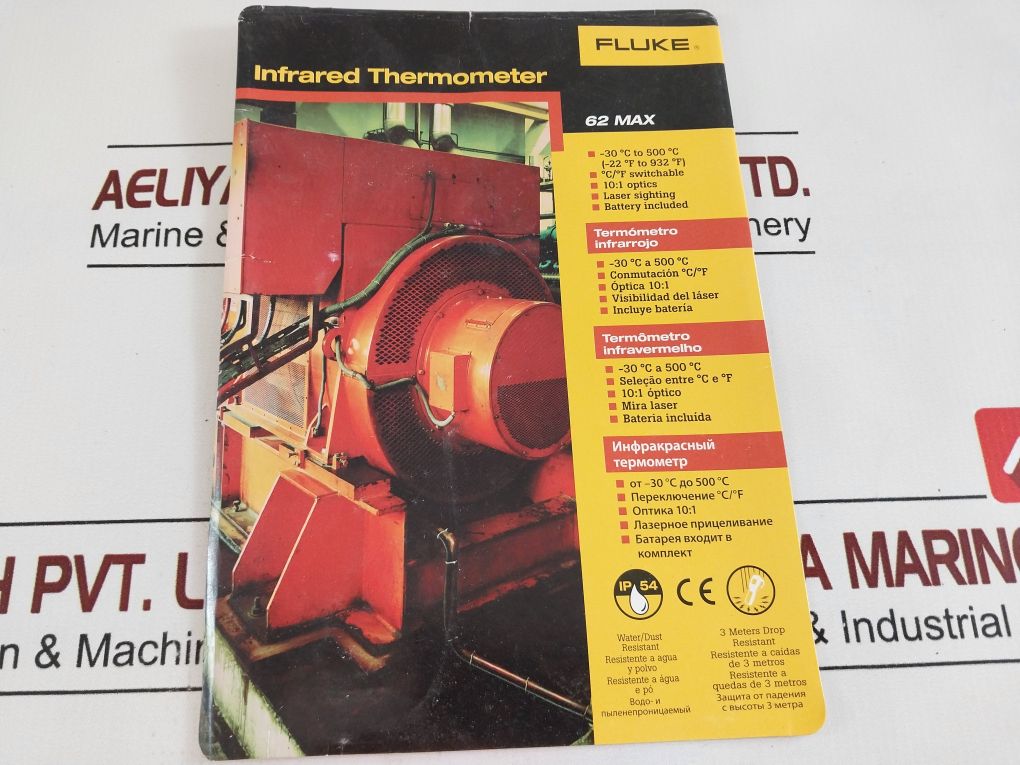 Fluke 62 Max+ Infrared Thermometer -30° To 650°C