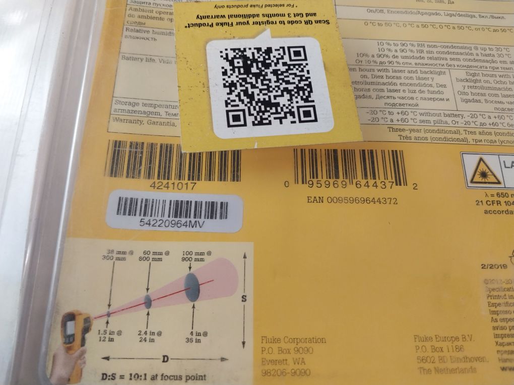 Fluke 62 Max Infrared Thermometer 4060712
