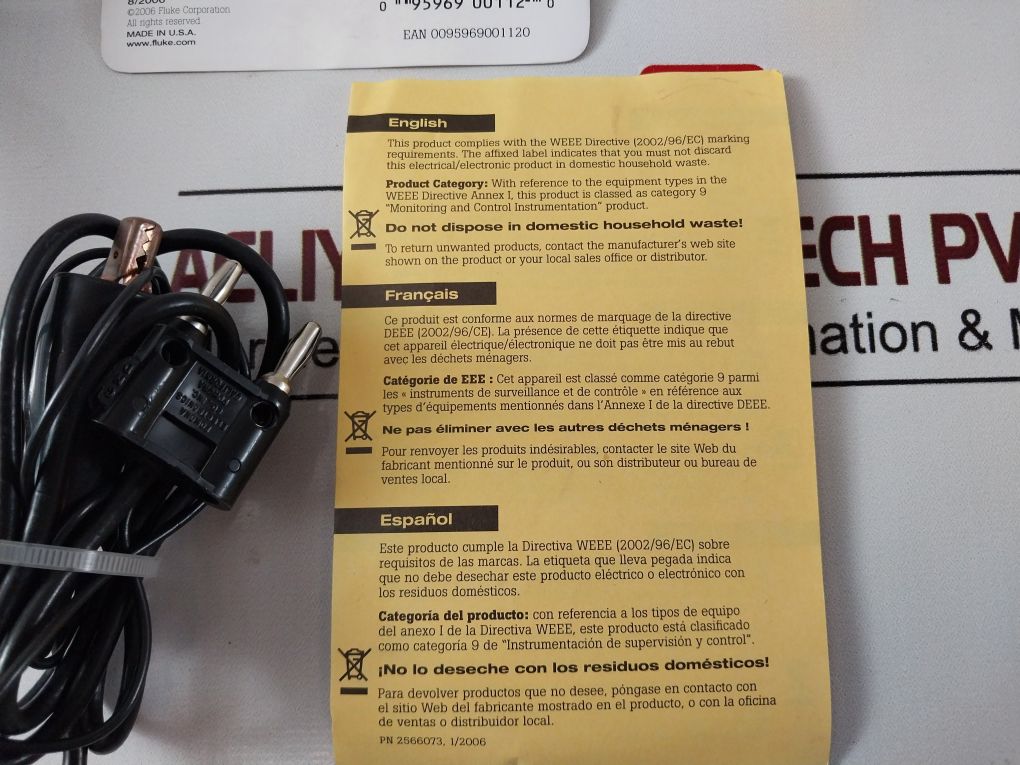 Fluke 80K-40 High Voltage Probe